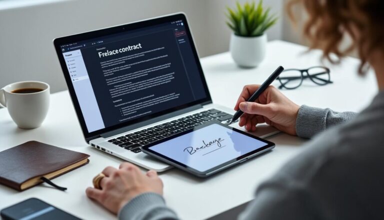 découvrez les meilleurs outils professionnels pour signer rapidement un contrat freelance en seulement 2 minutes, sécurisés et faciles à utiliser.